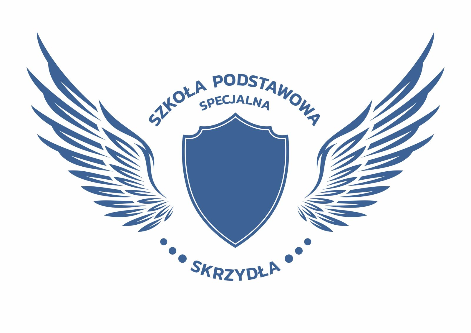 Logo Niepublicznej Szkoły Podstawowej Specjalnej „Skrzydła” w Bolesławcu